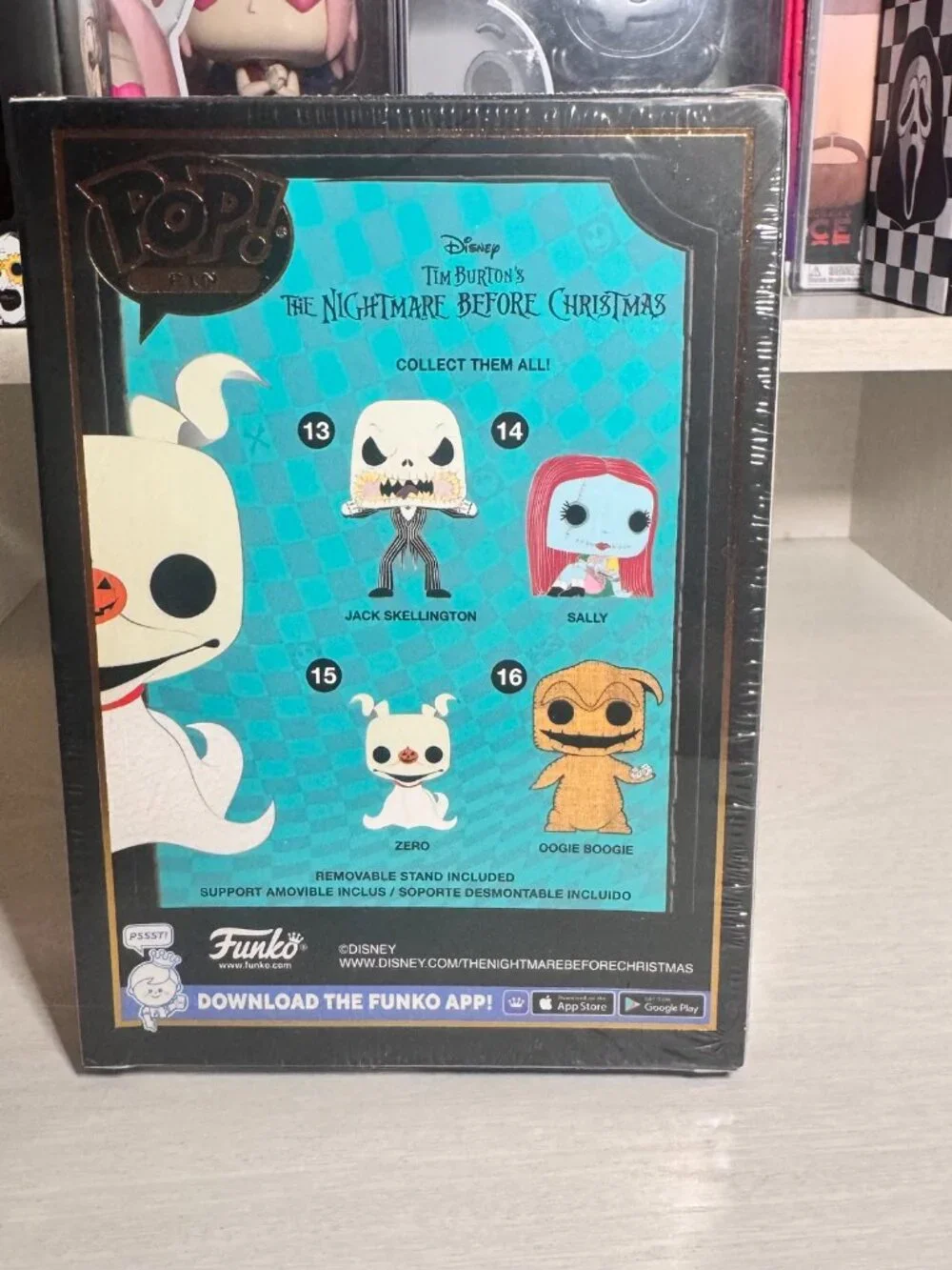 ZERO #15 Funko POP! Pin - Nightmare Before Christmas - Glow in the Dark Sealed